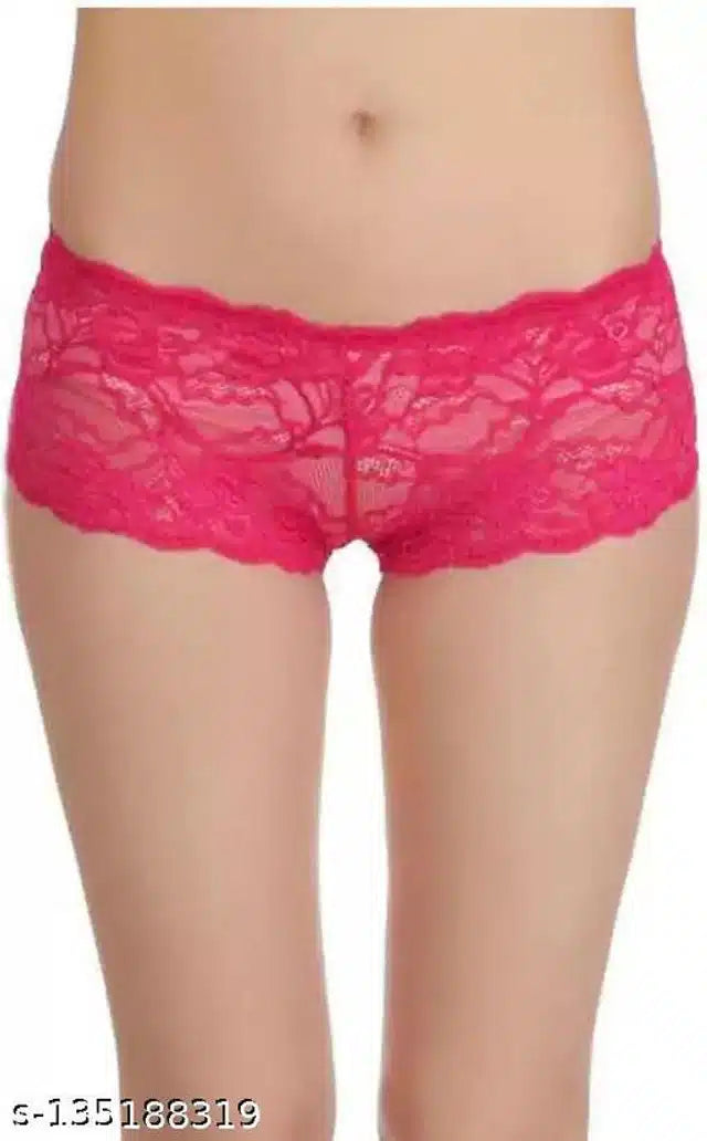 Net Briefs for Women (Pink, 10XL)